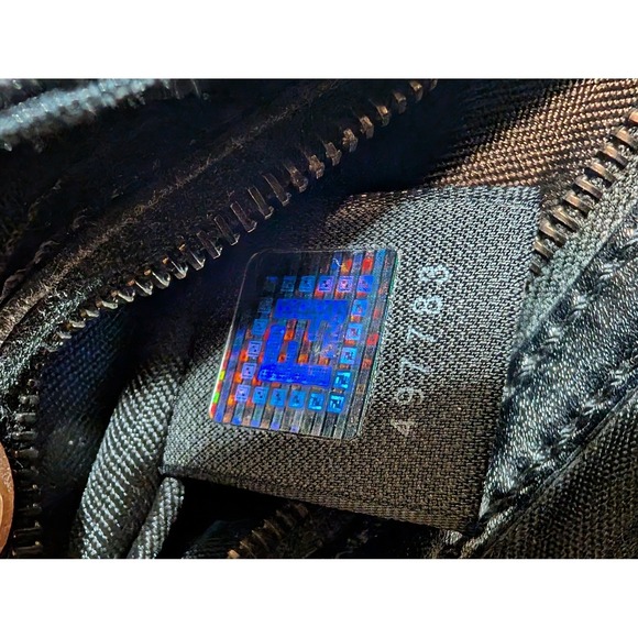 Vintage Fendi Zucca Baguette Shoulder Canvas Baguette Bag Black - Picture 10 of 14